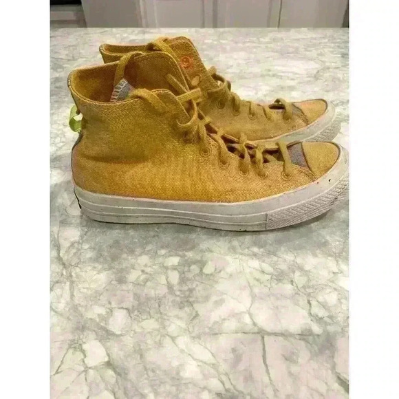 Converse Chuck 70 Saffron Yellow Canvas High Top Men’s 8 Women’s 10 168615c - Picture 1 of 5